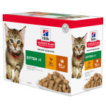 24x85g kitten volaille hill's science plan - p�t�e pour chat
