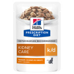 36x85g k / d kidney care poulet hill's prescription diet nourriture humide pour chat