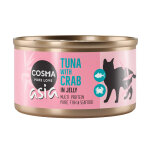 24x85g thon / crabe en gele cosma - nourriture pour chat