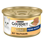 24x85g thon + dinde gourmet gold les mousselines - nourriture pour chat