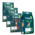 750g + 6x33g yarrah bio 2 vari�t�s de friandises biscuits v�g�tariens + b�tonnets � m�cher