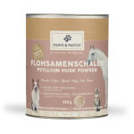 250g poudre de cosse de psyllium paws & patch aliment compl�mentaire pour chiens, chats et chevaux