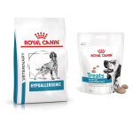 14kg classic hypoallergenic veterinary royal canin - croquettes pour chien + 230g friandises offertes ...