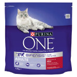 1, 5kg adulte boeuf, c�r�ales compl�tes purina one - croquettes pour chat