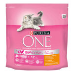 4x1, 5kg junior poulet purina one - croquettes pour chat