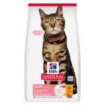 2x10kg adult light hill's science plan, poulet - croquettes pour chat