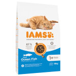 10kg adult iams poisson de mer / poulet croquettes pour chat