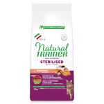 Natural trainer sterilised au saumon 10 kg nourriture s�che pour chat