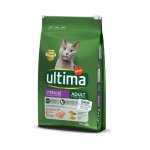 10kg ultima strilis, saumon, orge - croquettes pour chat