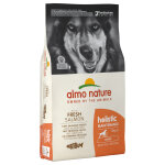 12kg adult large saumon, riz almo nature holistic - croquettes pour chien