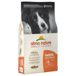 12kg adult medium saumon, riz almo nature holistic - croquettes pour chien : - 15 % !