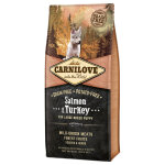 12kg large puppy saumon dinde carnilove - croquettes pour chien