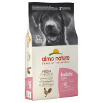 12kg medium puppy poulet, riz pour chien almo holistic - croquettes pour chien
