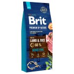 15kg brit premium by nature sensitive agneau - croquettes pour chien