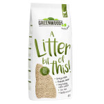 2x30l litire greenwoods en fibres vgtales - pour chat