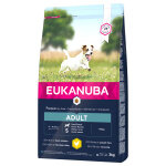 3kg eukanuba adult small breed poulet - croquettes pour chien