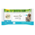 50 lingettes sans parfum essentiel - pour chat