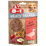 50g 8in1 meaty treats canard, pommes - friandises pour chien