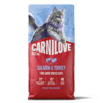 6â¯kg carnilove active large cat saumon et dinde nourriture pour chat sèche