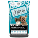2x6kg poulet et riz toy & small breed adult & senior burns nourriture s�che pour chien