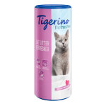700g désodorisant pour litière tigerino, parfum talc pour bébé 700g désodorisant pour litière tigerino, parfum talc pour bébé