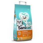 2x8l litière agglomérante sanicat vanille, mandarine - pour chat 2x8l litière agglomérante sanicat vanille, mandarine - pour chat