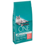 9, 75kg adulte saumon, crales compltes purina one - croquettes pour chat
