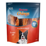 Friandises rocco chings xxl lot 900g blancs de poulet, magret de canard, boeuf - pour chien