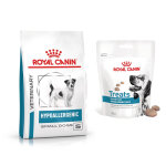 3, 5kg small dog hypoallergenic veterinary royal canin - croquettes pour chien + 230g friandises offertes ...