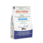 300g almo nature hfc longevity sterilized bar & dorade croquettes pour chat