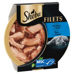 16x60g sheba d�mes filets fins poulet, thon - p�t�e pour chat
