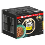 32x85g sheba s�lection � la volaille en sauce - p�t�e pour chat