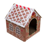 37x36x40. 5cm tiaki maison en pain d'�pice pour chats