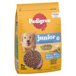 3 x 3kg de croquettes pour chien pedigree junior volaille et l�gumes