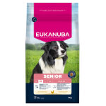 3kg eukanuba premium nutrition senior medium breed poulet sec