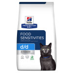 Hill's prescription diet d / d food sensitivities canard, petits pois pour chat - 1, 5 kg