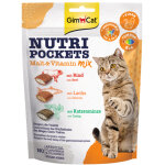 150g gimcat nutri pockets assortiment malt - vitamin - mix - pour chat