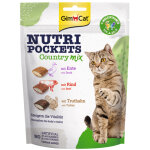 150g gimcat nutri pockets country - mix - pour chat