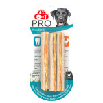 3x75g 9 b�tonnets pro dental b�tonnets � m�cher poulet 8in1 - friandises pour chien
