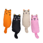 4 pi�ces zooplus basics set de jouets pour chats kitty avec herbe � chat