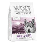 400g adult wild hills wolf of wilderness, canard - croquettes sans céréales 400g adult wild hills wolf of wilderness, canard - croquettes sans céréales