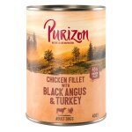 400g purizon adult boeuf black angus, dinde - p�t�e pour chien