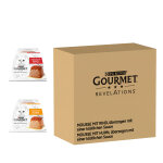 48x57g gourmet revelations mousseline boeuf, poulet - p�t�e pour chat