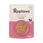 12x70g s�lection filet de thon, crevettes applaws - nourriture pour chat