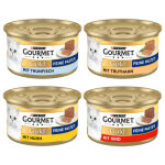 48x85 g les mousselines gourmet gold p�t�e pour chat