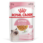 12x85g royal canin kitten en gel�e - p�t�e pour chat