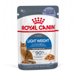12x85g light weight care en gel�e royal canin - sachet pour chat