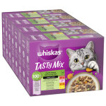 48x85g multipack whiskas tasty mix s�lection du chef en sauce - p�t�e pour chat