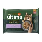 48x85g ultima st�rilis� poulet, saumon - p�t�e pour chat