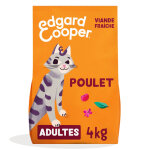 4kg edgard & cooper adult poulet sans c�r�ales - croquettes pour chat